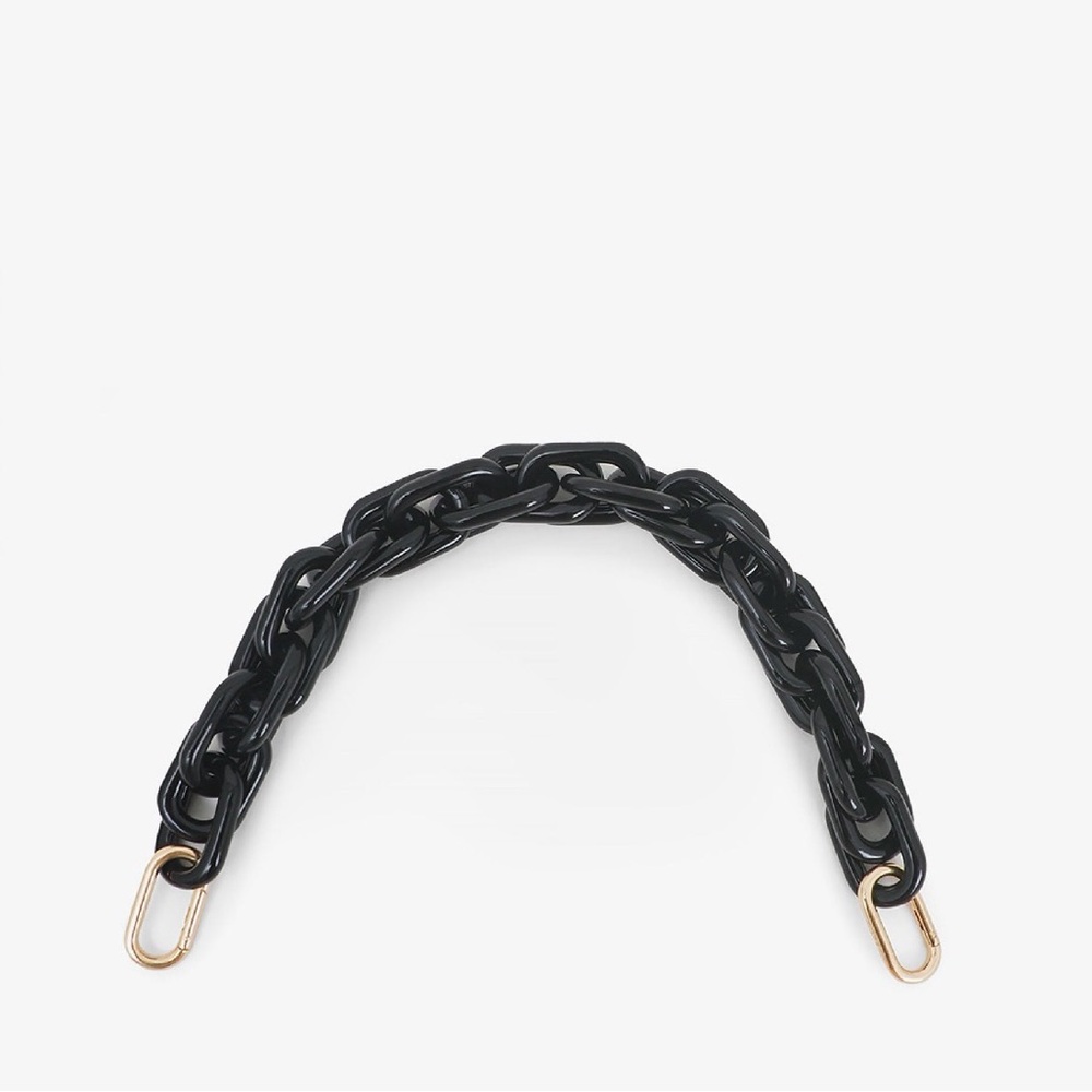 Clare V. Shortie Strap - Black Resin